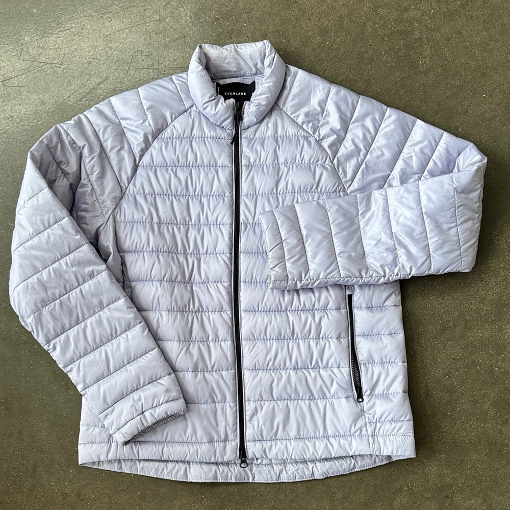 Everlane Light Purple Puffer Jacket